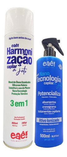 Harmonização Capilar Nanotecnologia Eaê! + Ativo Nanoazul