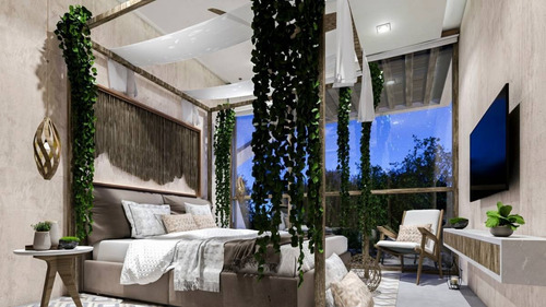 Imagen 8 de 18 de Increíble Casa De 3 Hab. Con Skyview, Y Alberca Propia Y Tobogán En Tulum P3457