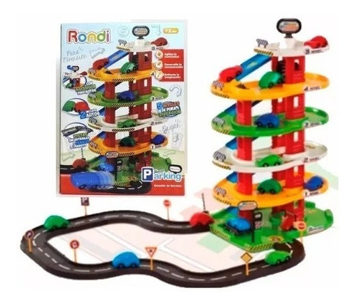 Imagen 1 de 7 de Juguete De Rondi Para Nene Estación Parking 5 Niveles 7001