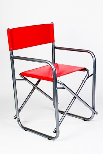 Sillon Director Caño Oval Color Aluminio X Unidad
