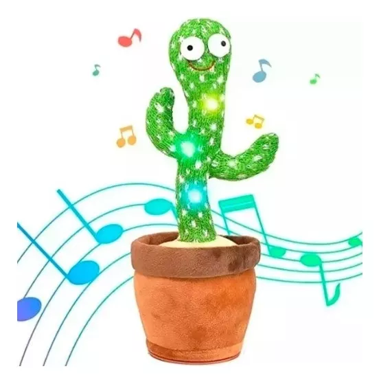 Cactus Oscar Juguete Luminoso Baila Habla Imitador Para Bebe