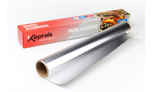 Papel Aluminio 7 Metros Keprais (24 Pzas)