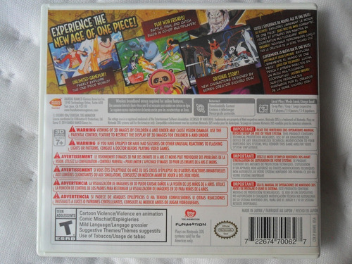 One Piece Unlimited World Red Day One Nintendo 3ds (Usado)