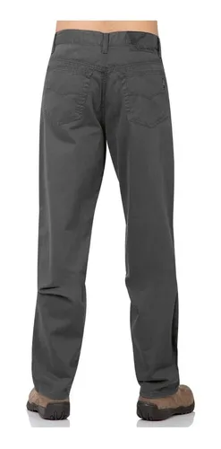 Pantalon Oggi Jeans Hombre Gris Gabardina Power