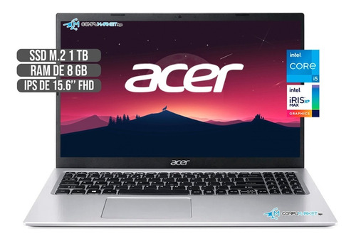 Portatil Acer Intel Core I5 1135g7 Ssd 1tb Ram 8gb 15,6 Fhd