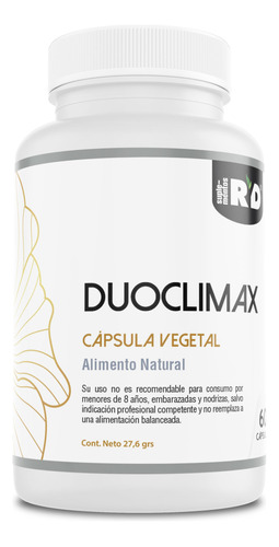 Duoclimax 60cap/553mg Sup.r&d