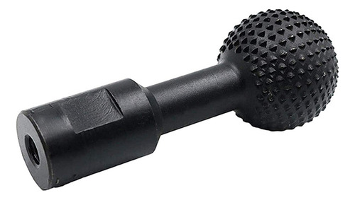 Cabezal De Pulido Negro De 10 Mm, Esférico, Ranurado En Made