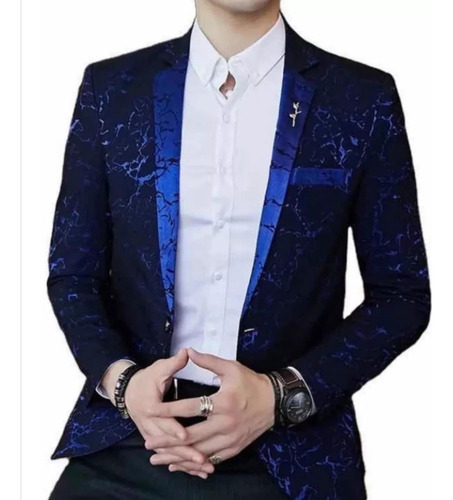 Blazer De Lujo Brillante, Chaqueta De Cuello Alto, Entallada, De Hombre, Para Fiesta, Oficina Y Boda, 2022 