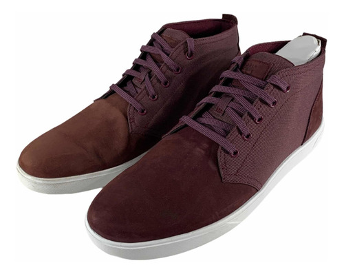 Tenis Timberland Groveton Guinda Hombre A1jha Look Trendy