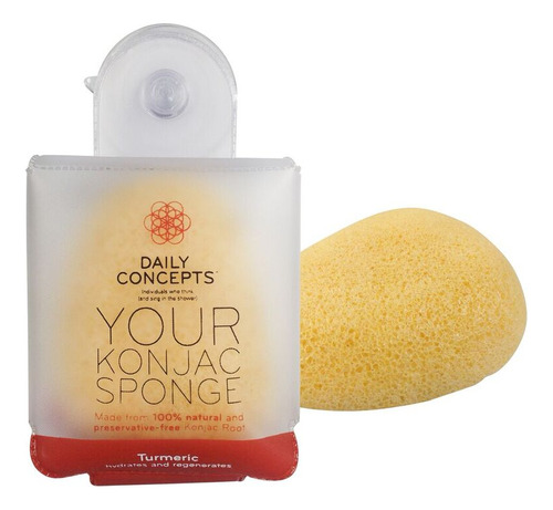 Konjac Sponge Daily Concepts: Tu Cúrcuma Y Cúrcuma