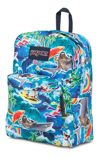 Mochila Jansport Superbreak Multi Wet Sloth T5010l2 Mapleweb