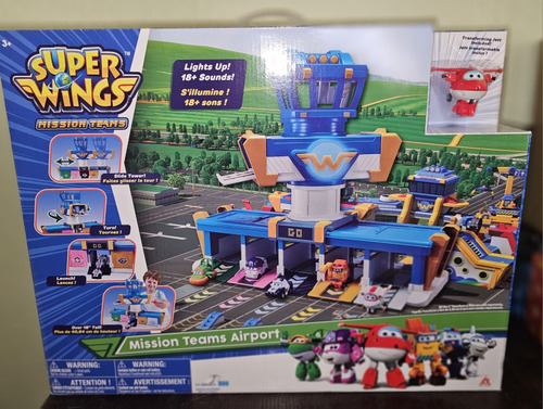 Super Wings Mission Teams Mission Teams Airport Luces Sonido (Usado)