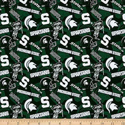 Ncaa Michigan State Spartans 1178 Tono Sobre Tono Verde Oscu