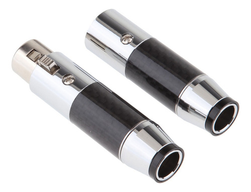 Xlr 3pin Macho Hembra Audio Micrófono Adaptador Cable