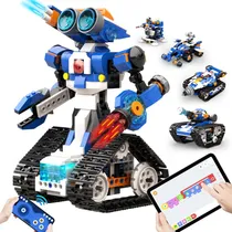 Comprar Kit De Construcción De Robots Apitor Robot J 6 En 1 Para Niñ