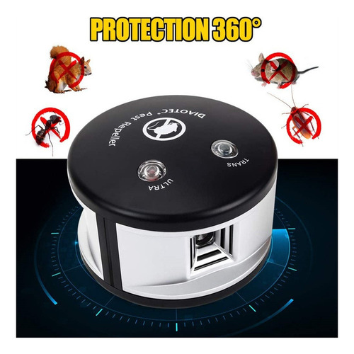 Exterminador Ultrasónico De Roedores For El Control De Plag