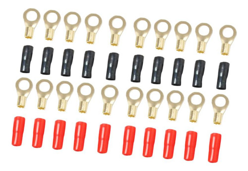 20x Terminales De Conector 8 Awg De Sonido Auto Prueba De