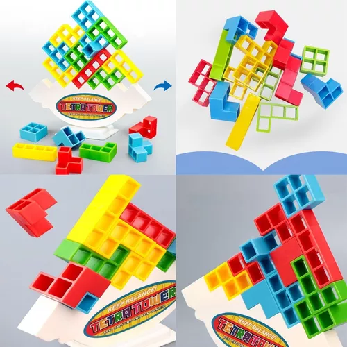 Jogos de quebra-cabeça de jogo de correspondência familiar jogos de  construção de blocos para crianças adultos jogos de jogo