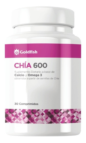 Chia 600 + Calcio + Omega 3 - Goldfish X 30 Comp.