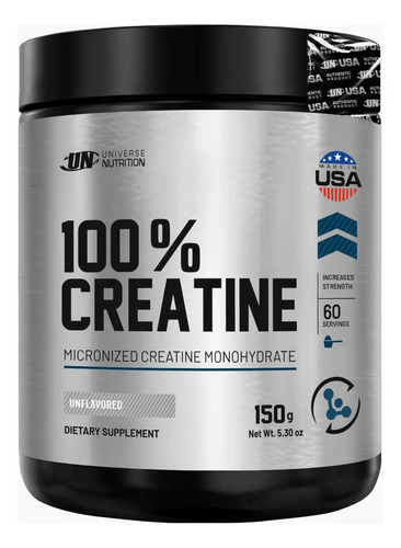 Creatina 100% Creatina em Pó - Universe Nutrition 150g Sem Sabor