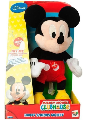 Peluche Mickey Interactivo Clasico