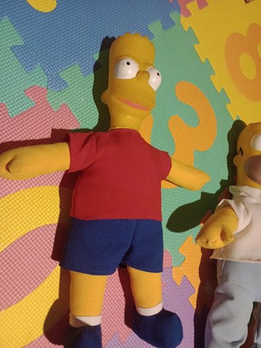 Bart Simpson Muñeco Cabeza De Goma (Usado)
