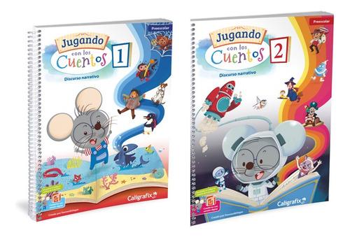 Pack Jugando Con Los Cuentos N°1 Y N°2 - Caligrafix