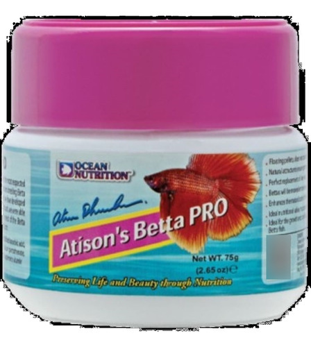 Ocean Nutrition Alimento Atison Betta Pro 75 Gr Pellet -1mm