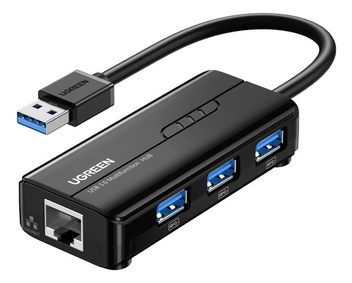 Hub Usb 3.0 Gigabit Rj45 Ethernet 1000mbps 3x Usb 3.0 Ugreen