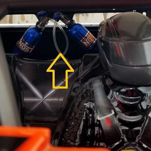Botella De Nitrógeno Nos Simulada Y0metal Para 1/10 Rc Crawl