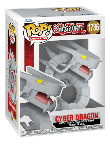 Figura Cyber Dragon #1736 Yu-gi-oh! Funko Pop! Animação