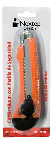 Caja Master C/24 Cutter Plastico Nextep Perilla De Seguridad