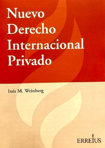 Nuevo Derecho Internacional Privado Weinberg