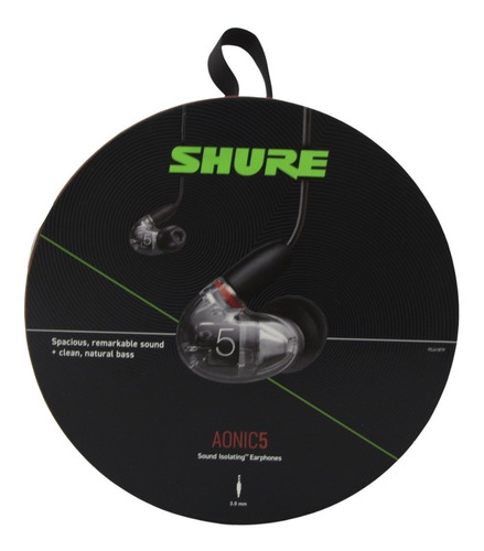 Auriculares Shure (in-aears) Aonic 5 Se53-bacl+uni