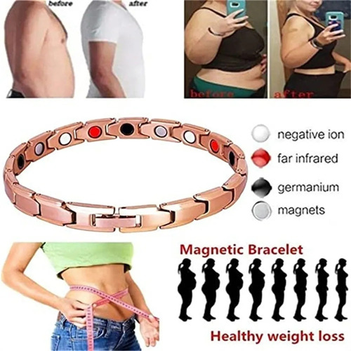 Juego De Pulseras Magnéticas De Desintoxicación Linfática