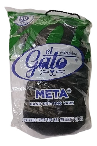 Estambre El Gato Meta Madeja De 50 Gramos 46j84l Gris Rata