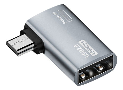 4k Otg Cable Adapter Power Supplied Micro-usb To Usb With An