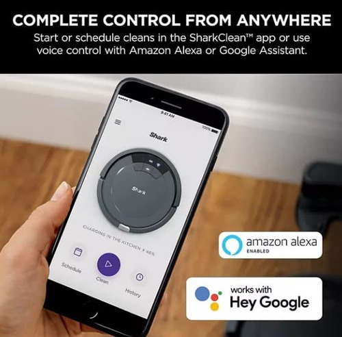 Robô A Vácuo Shark Ion Robot® Rv772 Com Alexa E Google Assis