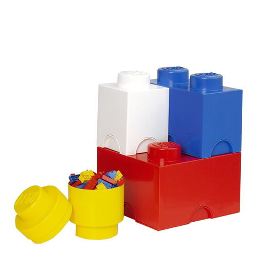 Lego Bloque Apilable Organizador Contenedor Multi Pack X4