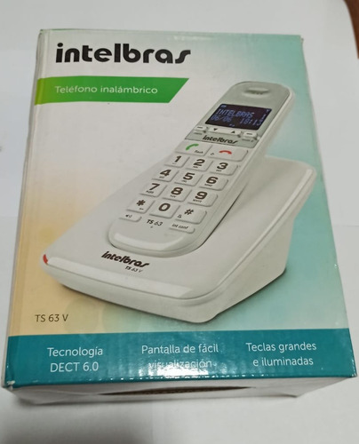 Teléfono Intelbras Ts 63 V Inalámbrico - Color Blanco