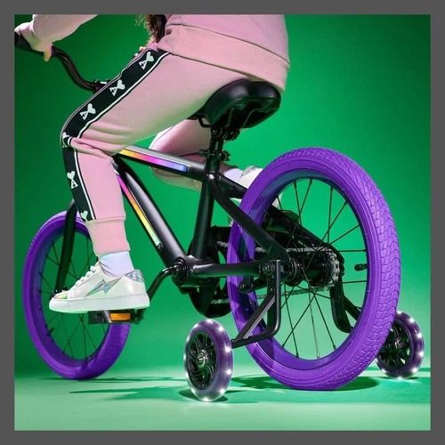 Bicicleta Jetson Light Rider 16 Kids Light-up Unisex Bike Color Negro Tamaño Del Cuadro 16