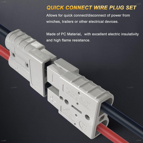 Batería De 6-10, Conector Rápido 50a 12-36v, Batería De Des