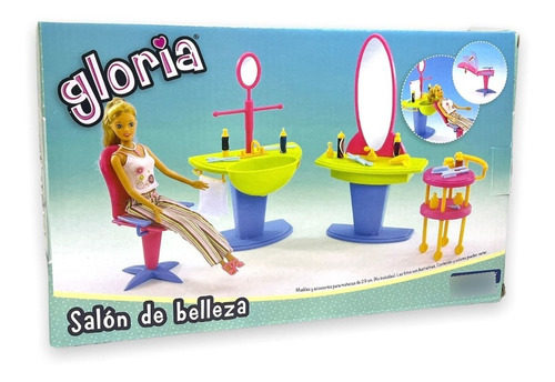 Salon De Belleza Gloria Accesorios Para Casas Muñecas 2919