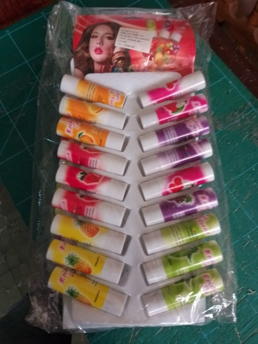 Protector Para Labios 72 Pzs 6 Sabores Blanco