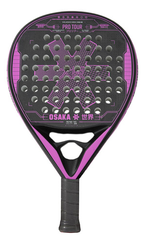 Paleta Osaka Pro Tour Tech En Negro Y Fucsia | Stock Center