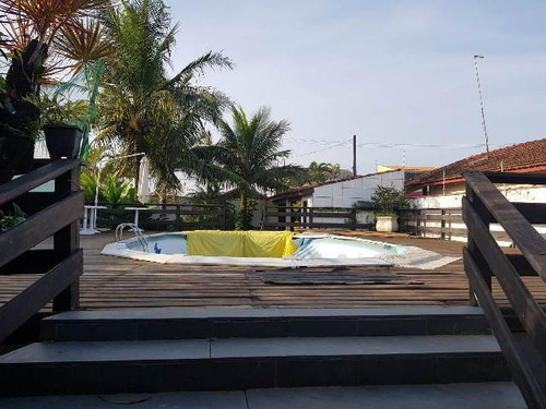 Imagem 10 de 14 de Casa Com Piscina E 4 Quartos Em Itanhaém/sp Ca014-pc