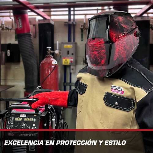 Coreta Para Soldar Lincoln Rf506083 #12 Viper Skin Sobra Fij Rojo