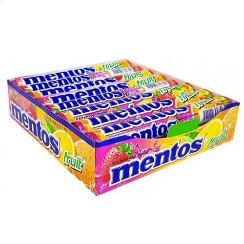 Caramelos Mentos Frutas Display - Mejor Precio