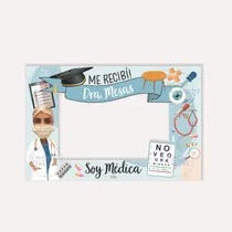 Comprar Imprimible Marco Para Fotos - Recibida Medicina 03