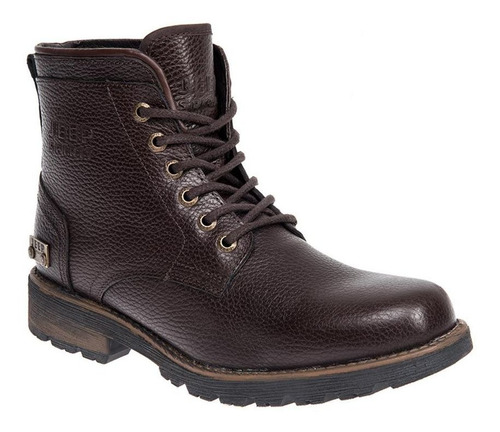 Botas Hombre Heavy Clasica Café Comodos Jeep 0153 Msi